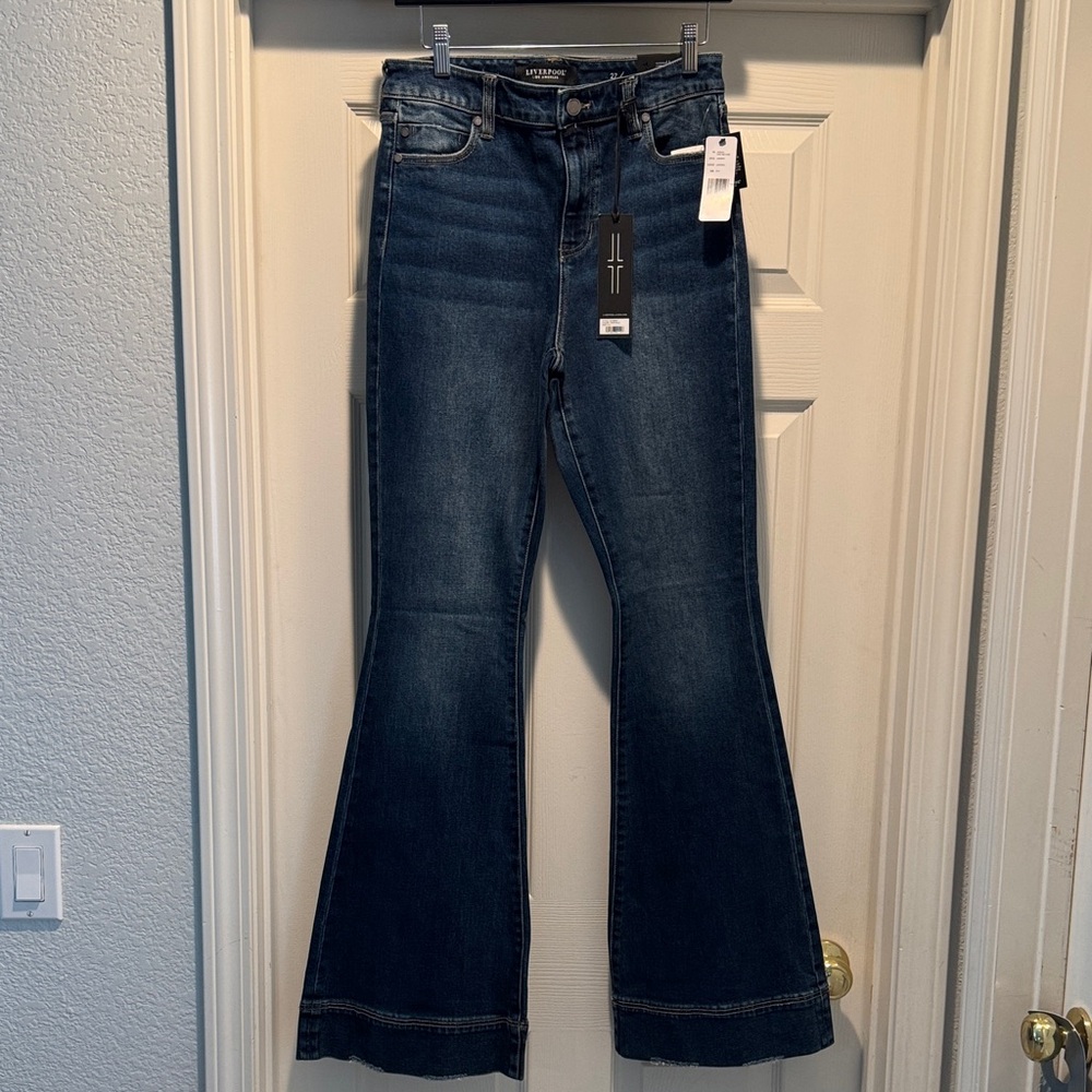 Liverpool Hannah High Rise Flare Chatfield Jeans 27/4  NWT